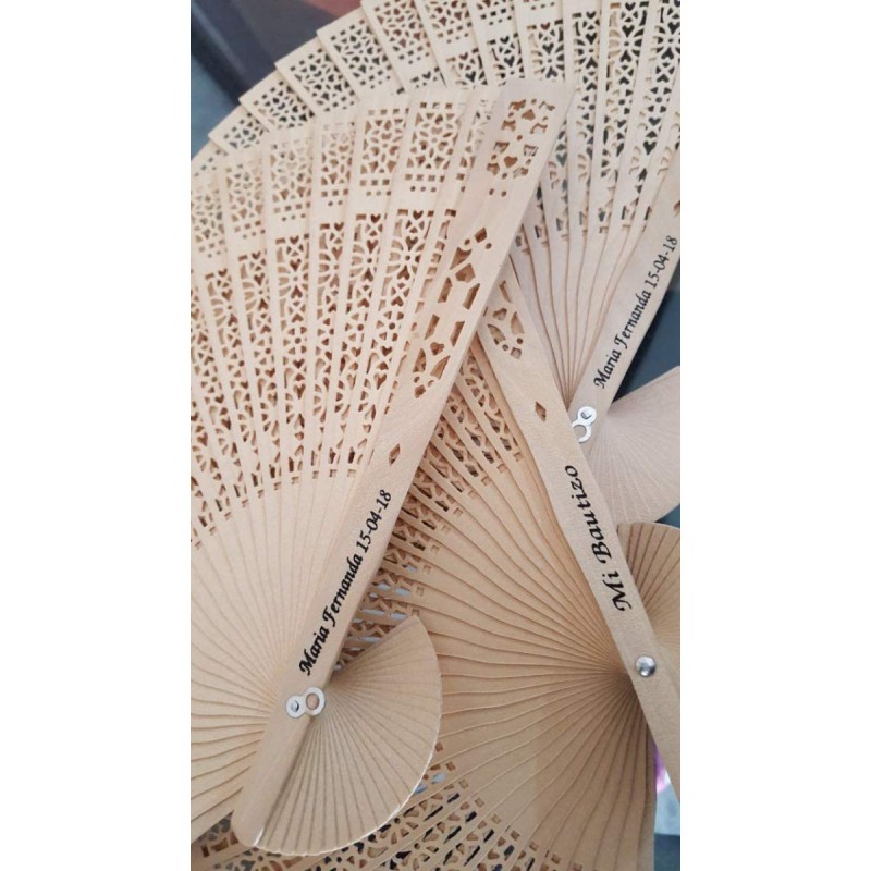 Abanicos de Madera Personalizados