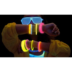 PULSERAS DE LUZ PARA DESPEDIDAS Y FIESTAS