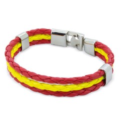 PULSERA  ESPAÑA "TRENZADO"....