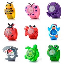 RELOJ INFANTIL ANIMALES 3D...